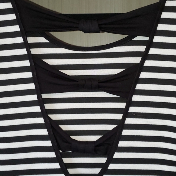Striped mini dress - Picture 3 of 4
